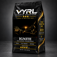 VYRL IGNITE gold-line coffee bag
