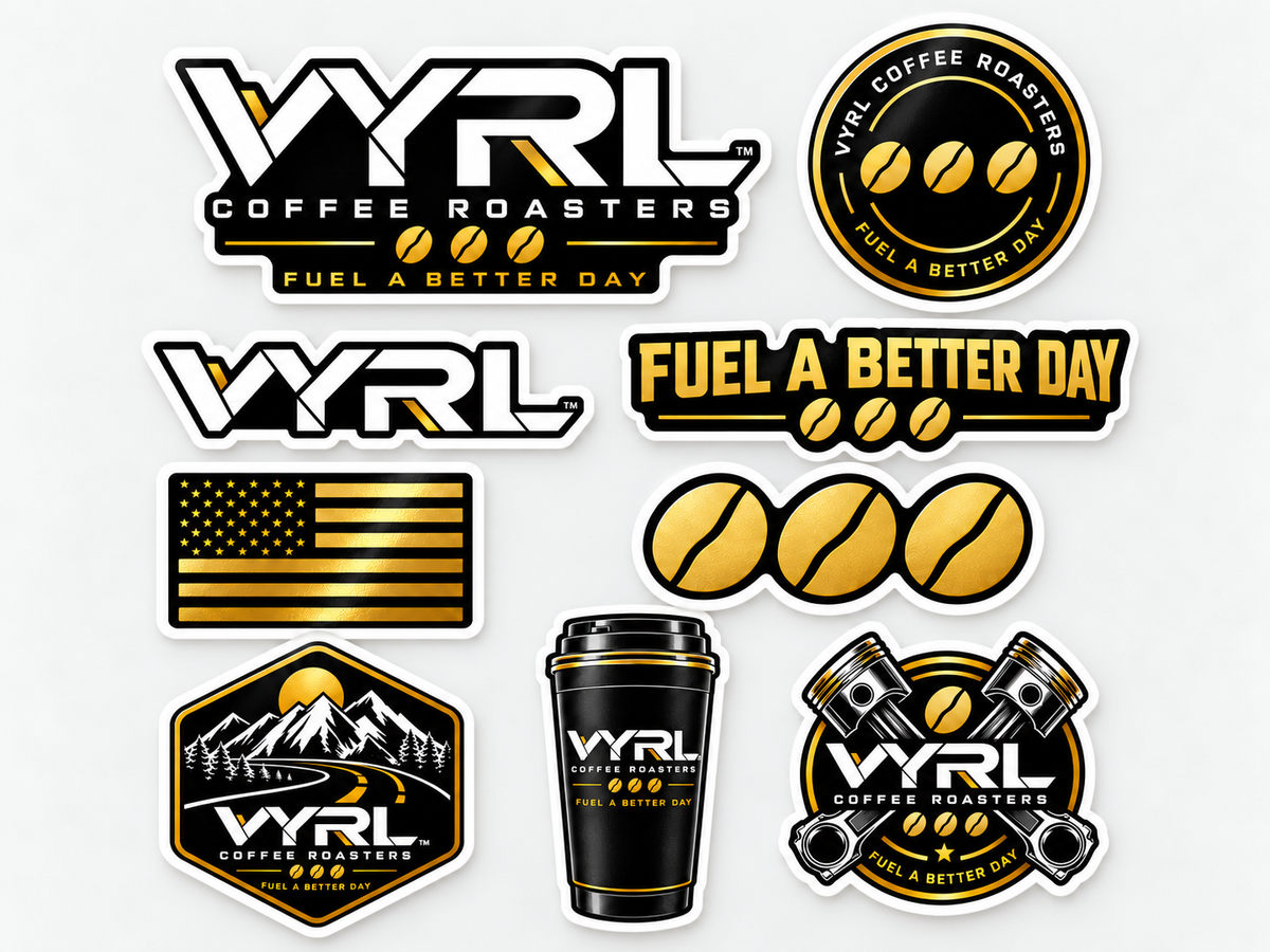 VYRL nine-piece sticker pack